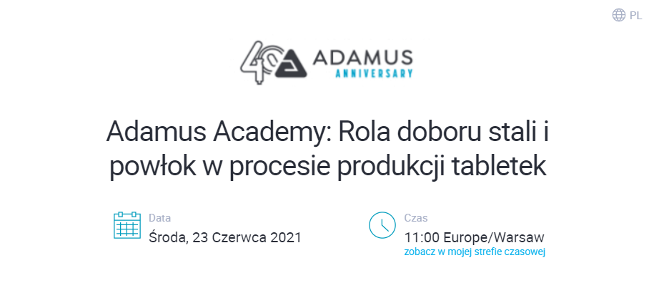 Stale i powłoki! Zapraszamy na kolejny webinar Adamus Academy!